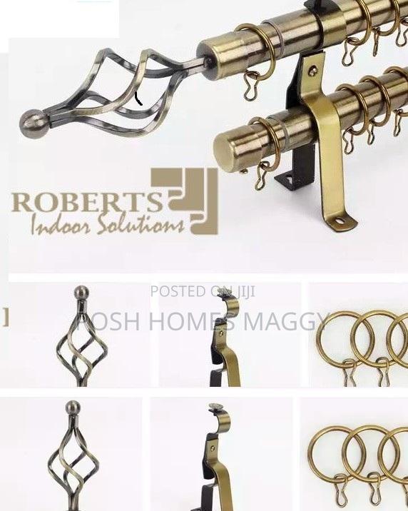 Gold Extendable Curtain Rod - thumbnail 2