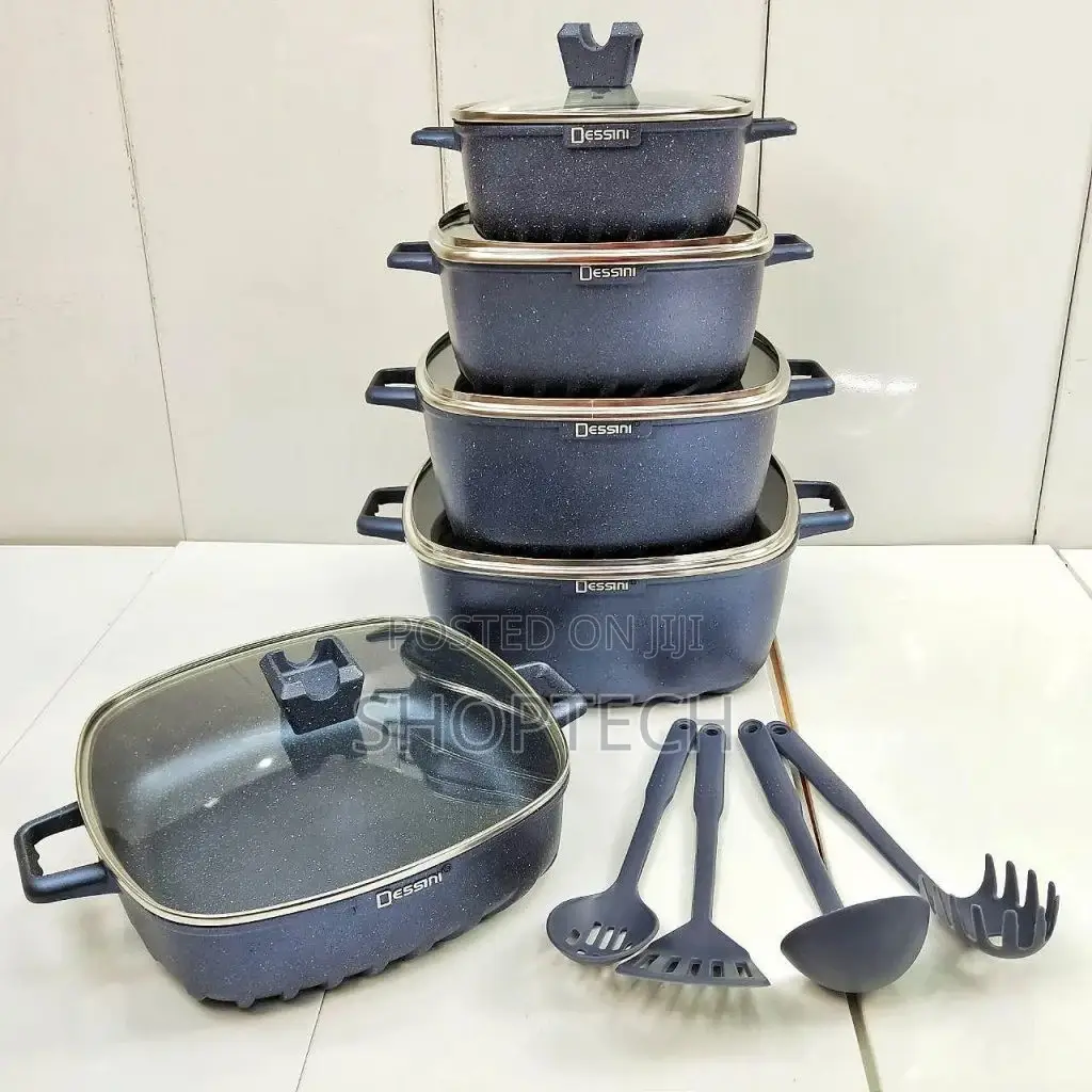 19 Pieces Dessini Granite Coookware