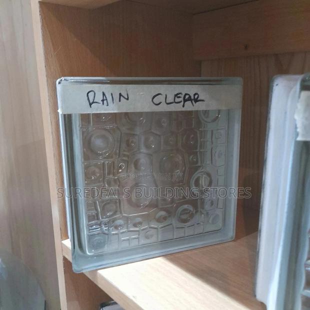 Clear Glass Blocks-(190*190*80)Mm., - thumbnail 3