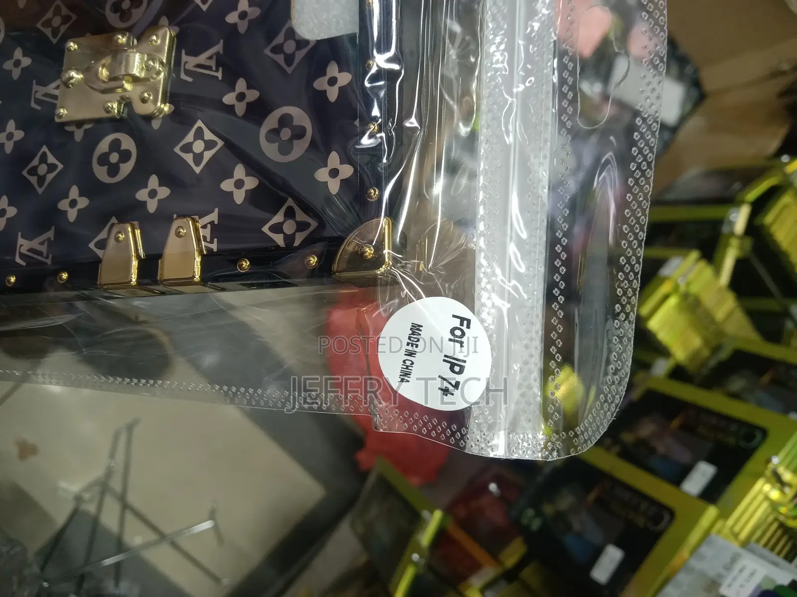 LV Louis Vuitton Hard Case iPhone 7 Plus Shockproof Pu Case