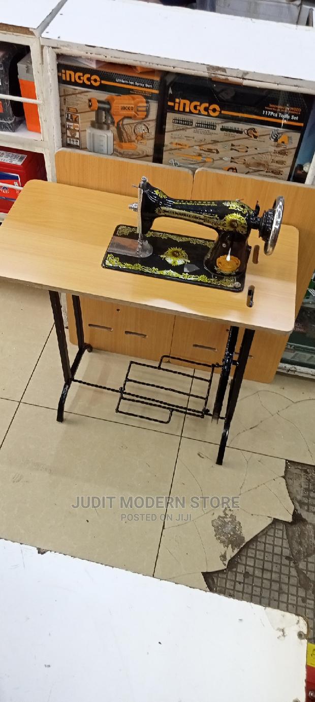 Sewing Machine With Locally Made Table