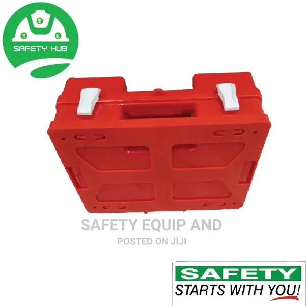 Red Commercial First Aid Box
