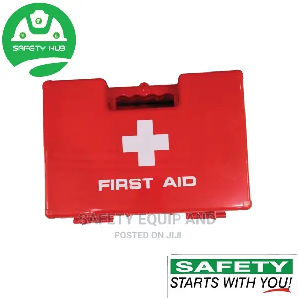Red Commercial First Aid Box
