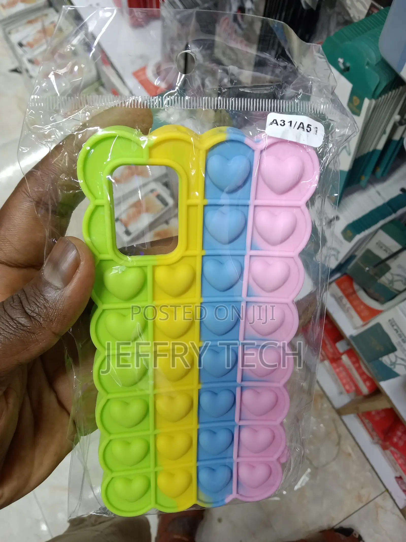 Case for Samsung A51 Case Galaxy A31 Funny Push Pop Bubble 3