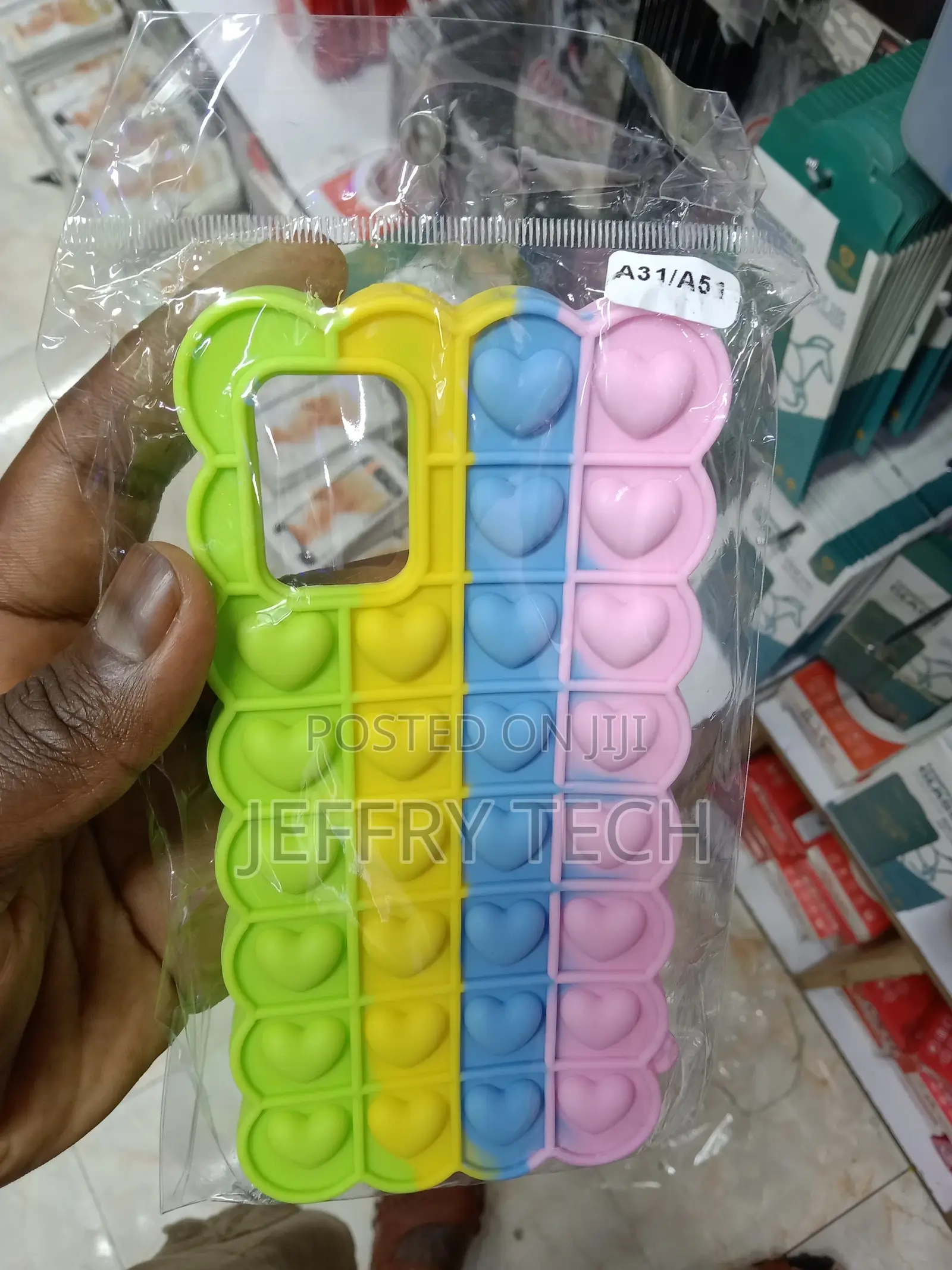 Case for Samsung A51 Case Galaxy A31 Funny Push Pop Bubble 3