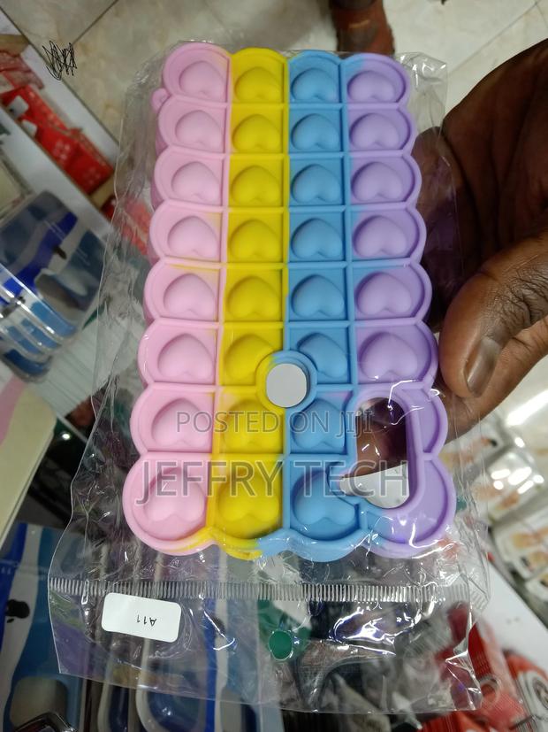 Rainbow Love Camouflage Bubble Phone Case for Samsung A11 - thumbnail 2