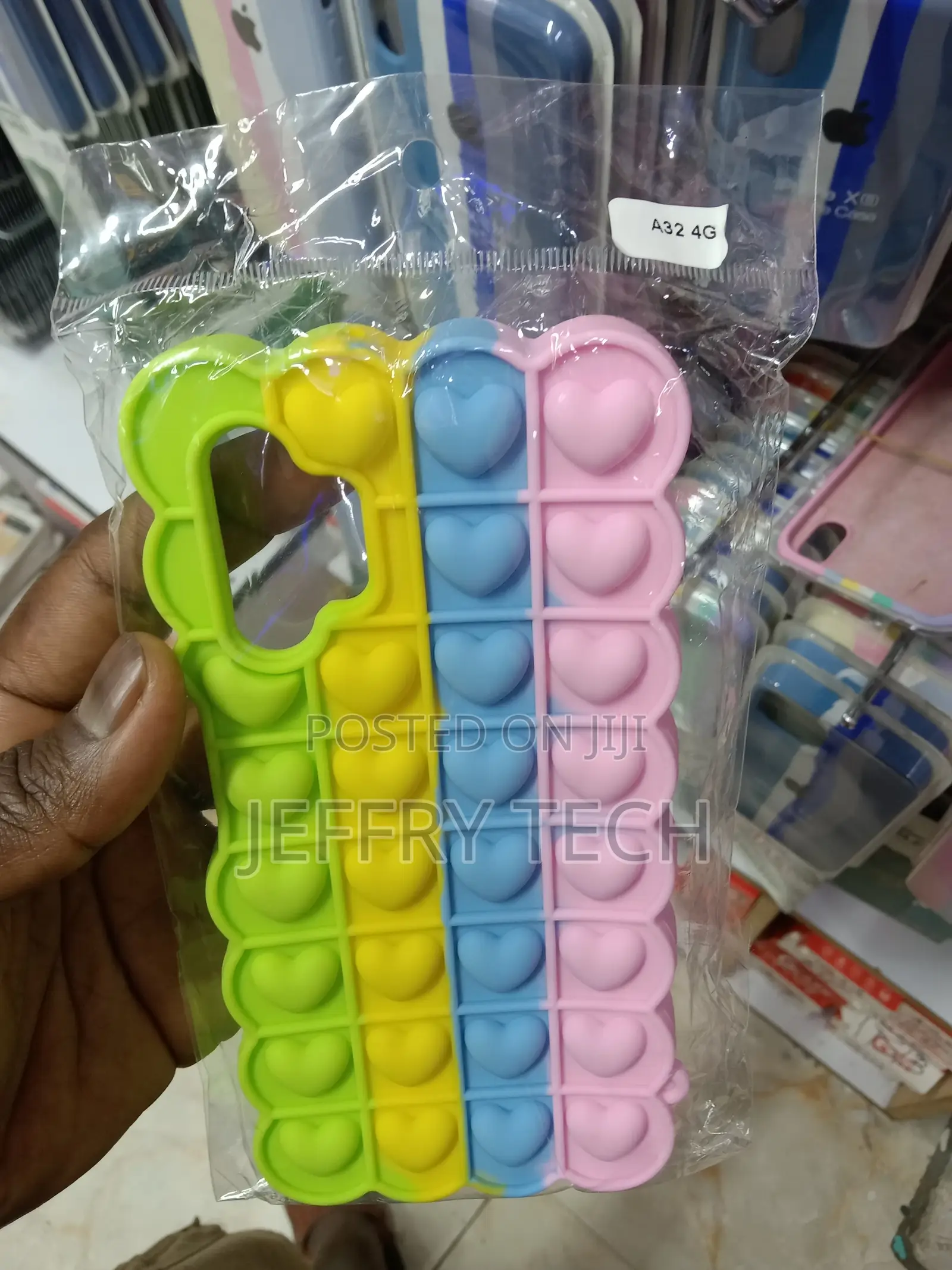 Case for Samsung Galaxy A32 5G, Push Bubble Fidget Stress Re