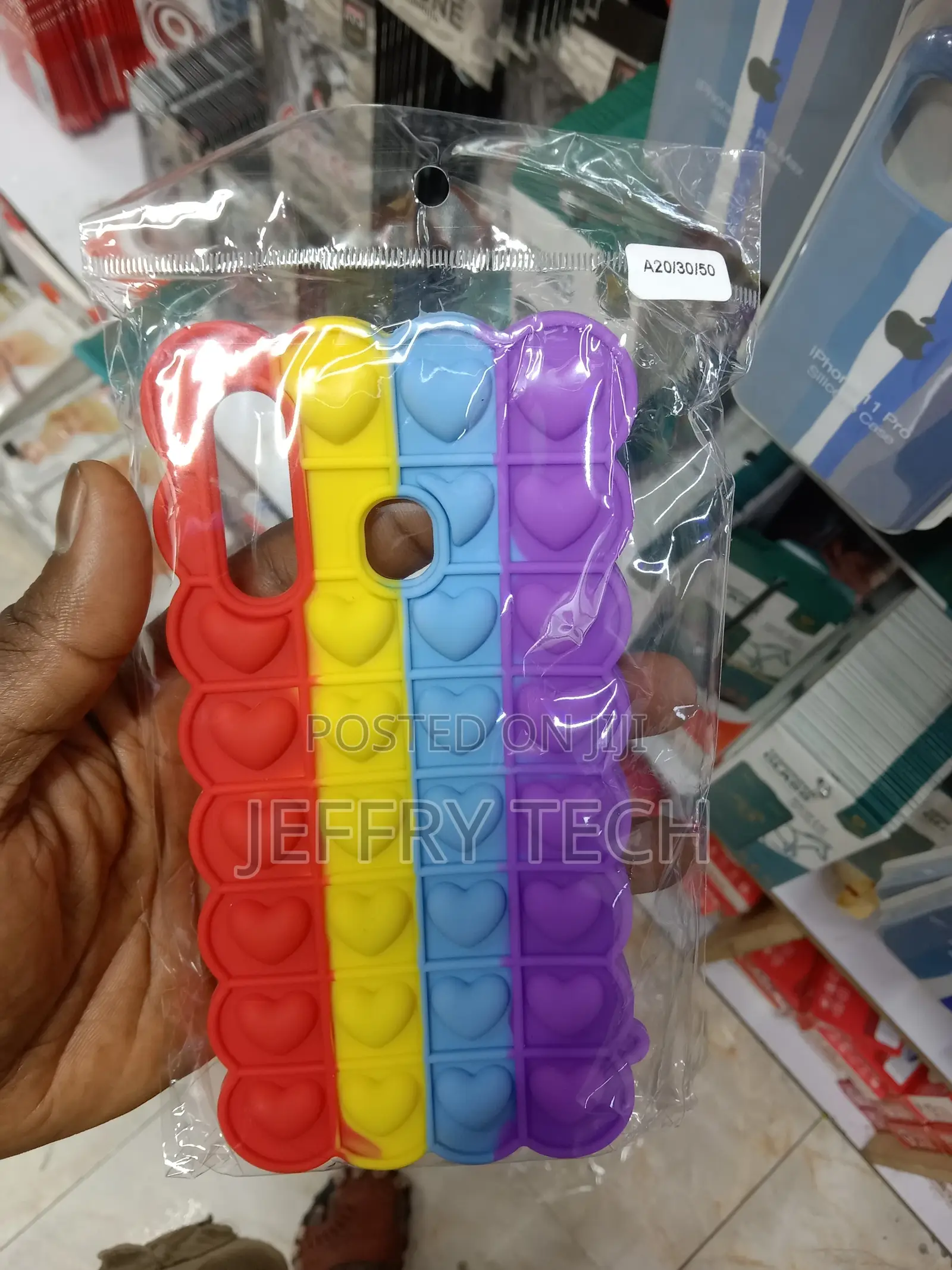 Samsung Galaxy A20 A30 A50 Soft Silicone Pop It Bubble Cute