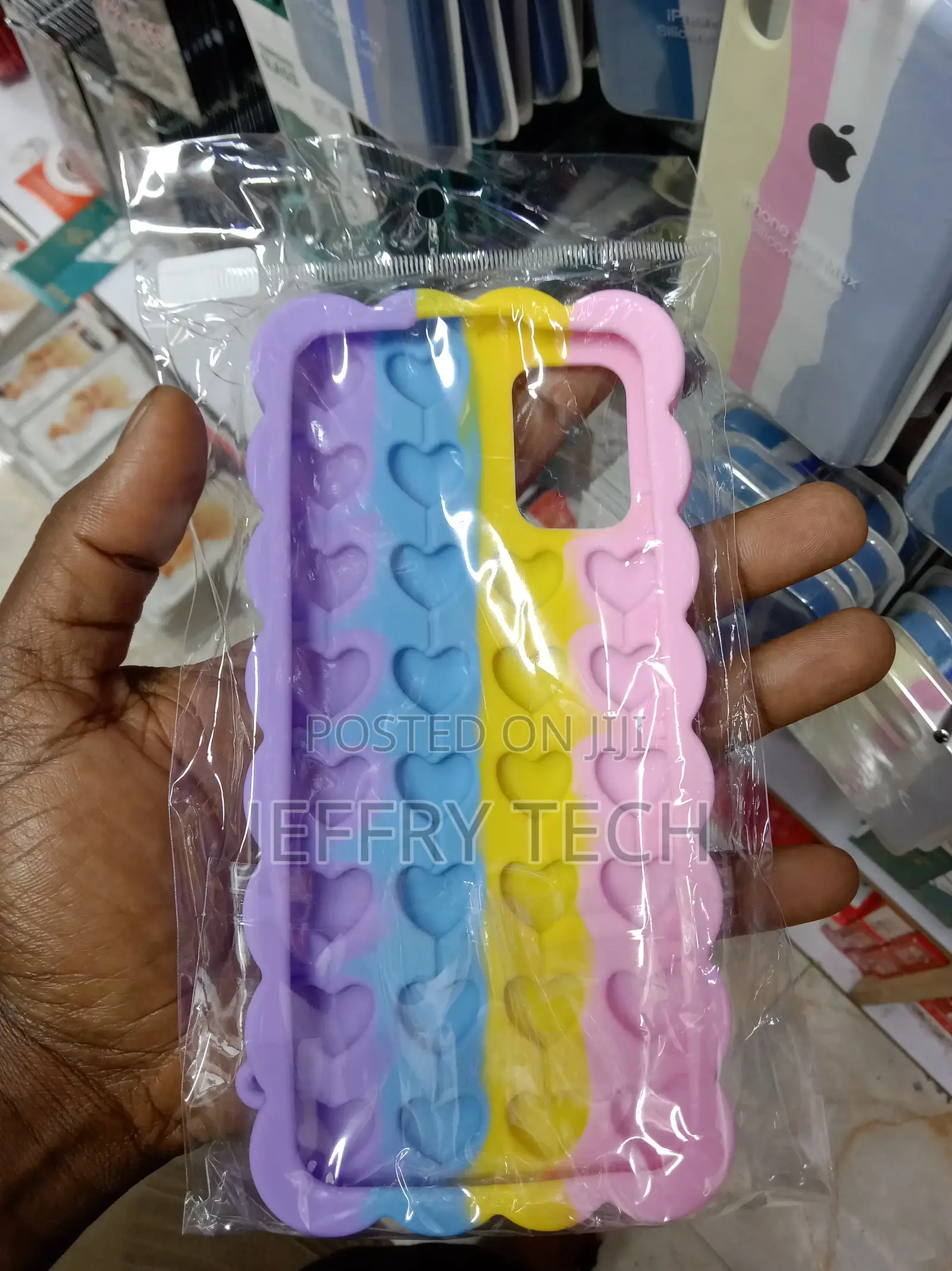 Cute Pop It Unzip Love Bubble Phone Case for Samsung A71