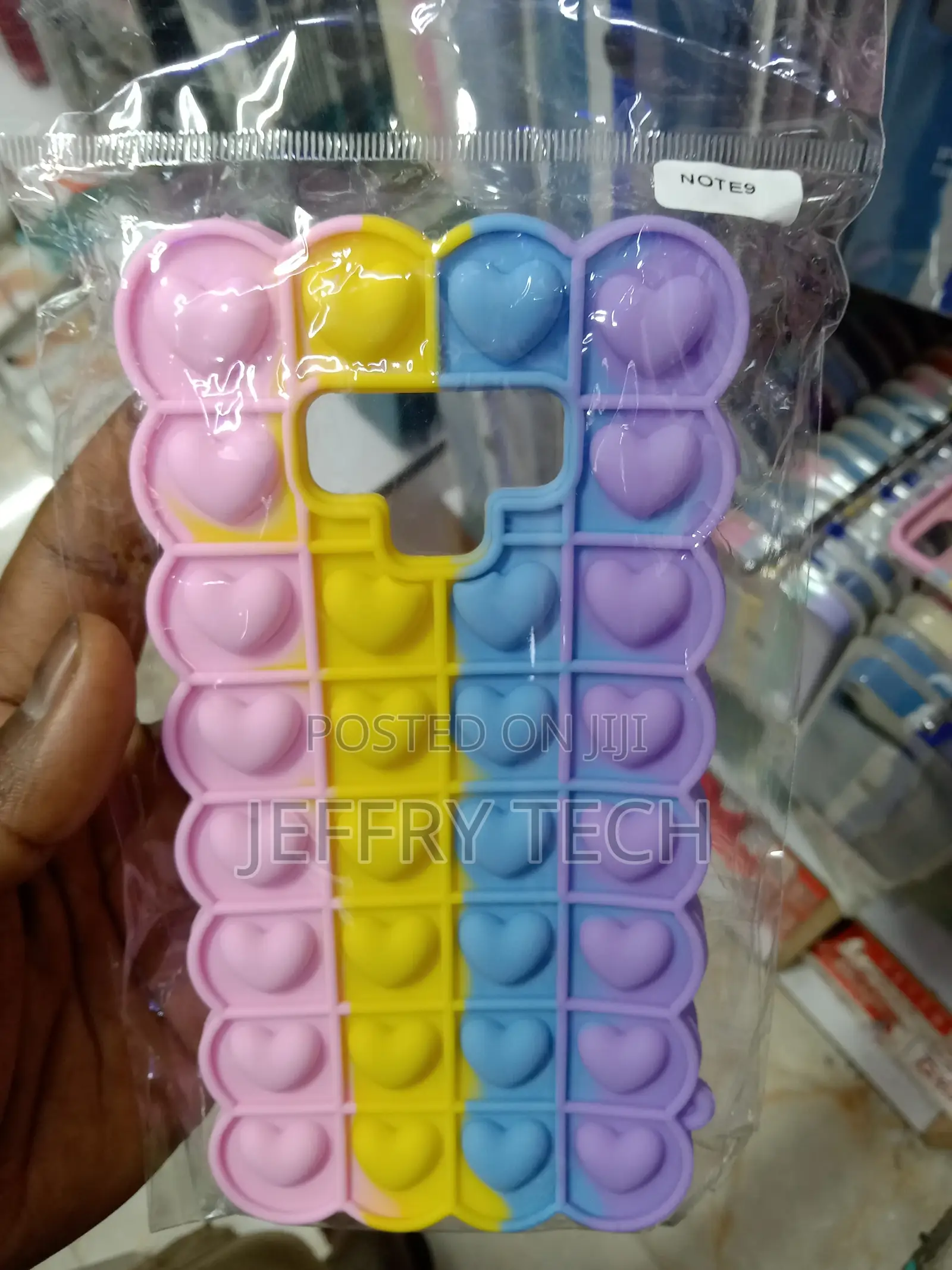 Samsung Note 9 Case,Push Pop Bubble Fidget Sensory Toy,Stres