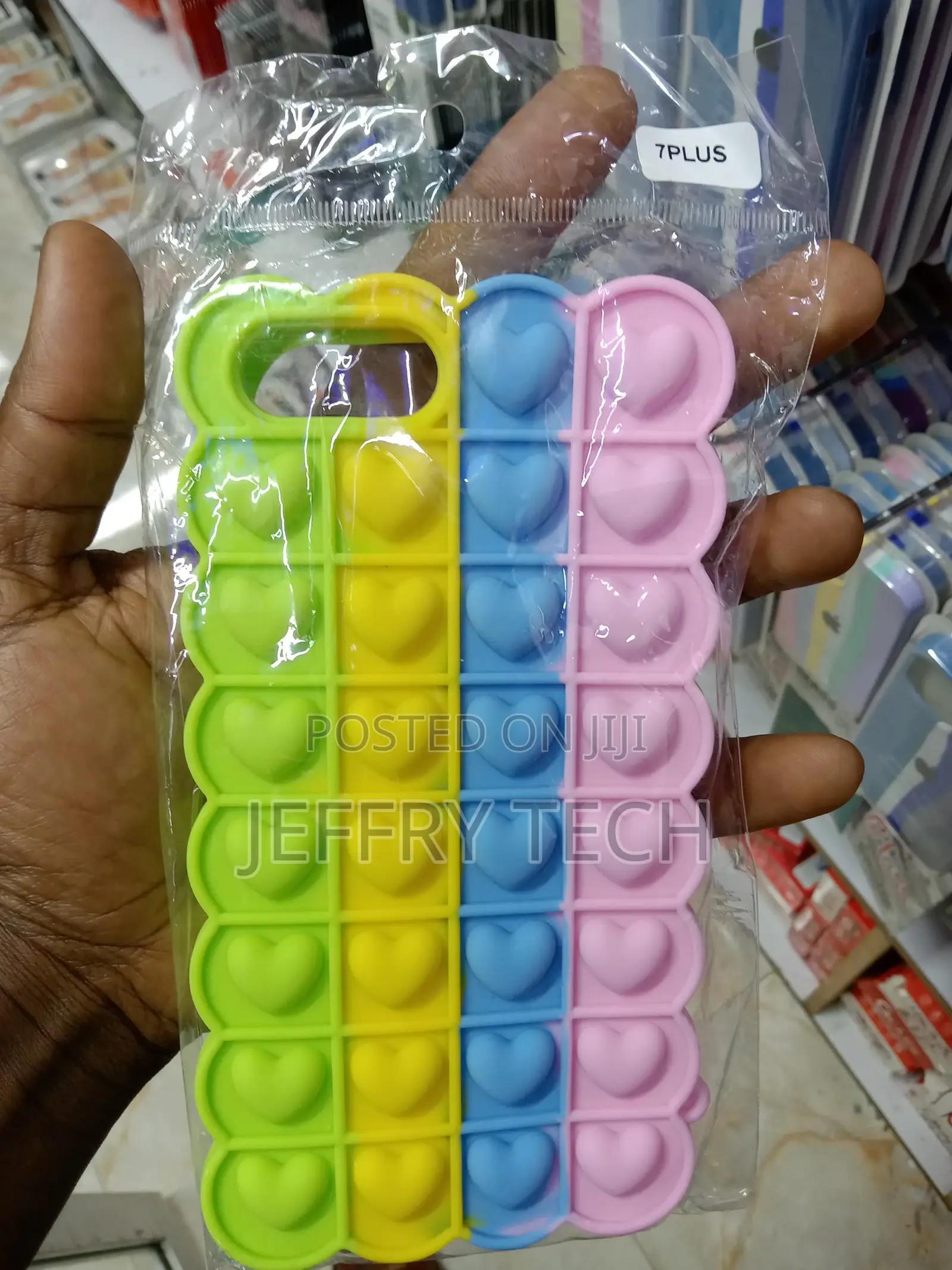 Push Bubble Pop It Case for iPhone 8 Plus/7 Plus/6 Plus/6s P