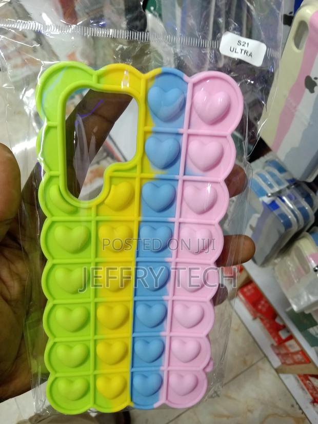 Push Bubble Pop It Case for Samsung S21 Ultra - thumbnail 3