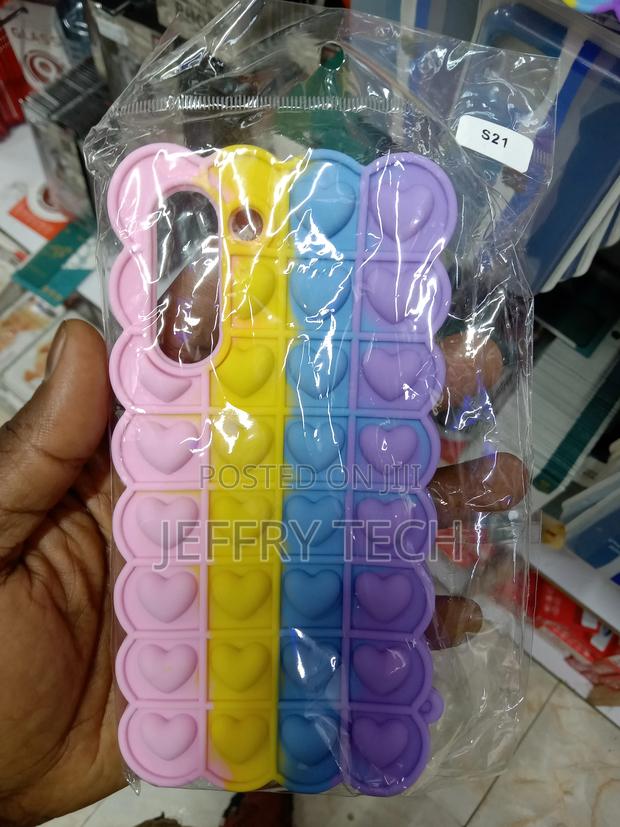 Push Bubble Pop It Case for Samsung Galaxy S21 - thumbnail 3