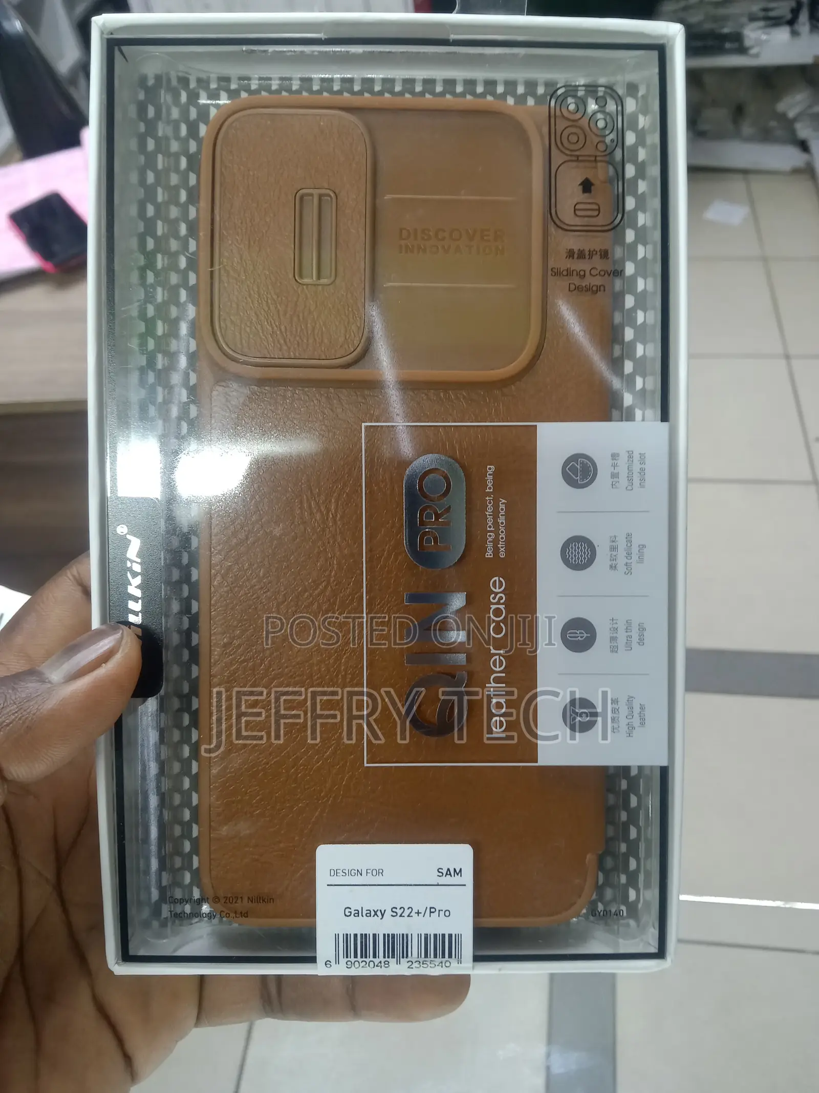 Samsung Galaxy S22 Plus Flip Case Nillkin QIN Pro PU L