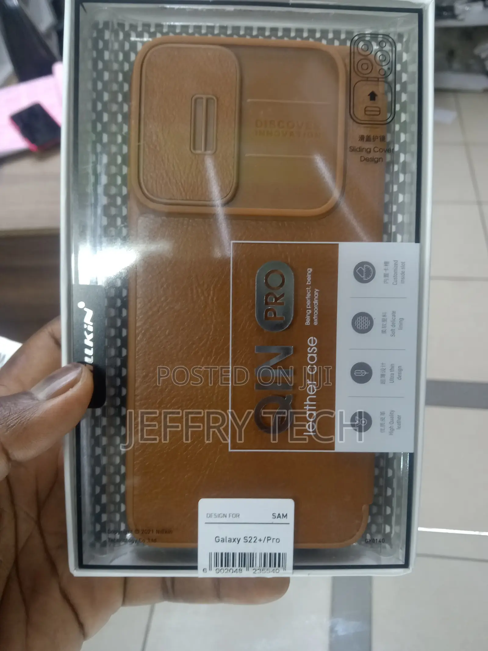 Samsung Galaxy S22 Plus Flip Case Nillkin QIN Pro PU L