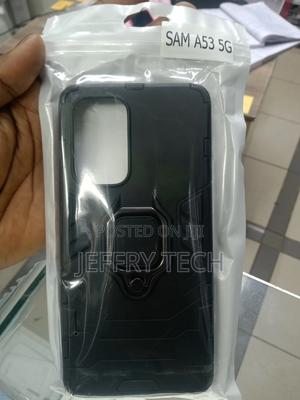 Kickstand Ring Case for Samsung Galaxy A53 5G, Black - thumbnail 2