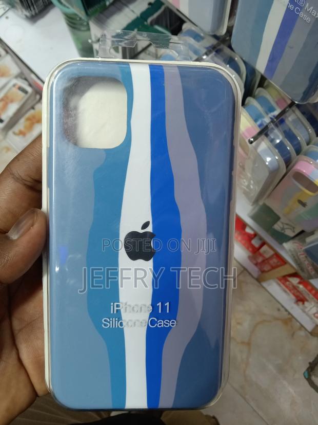 Rainbow Silicone Case Cover for Apple iPhone 11 - main view