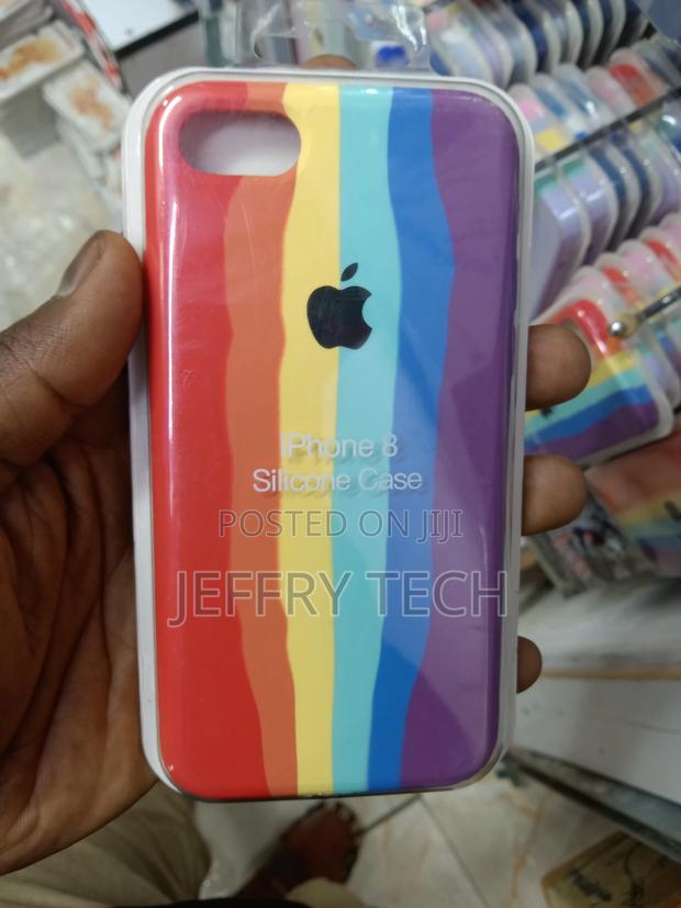 Rainbow Silicone Case for iPhone 8 - thumbnail 2