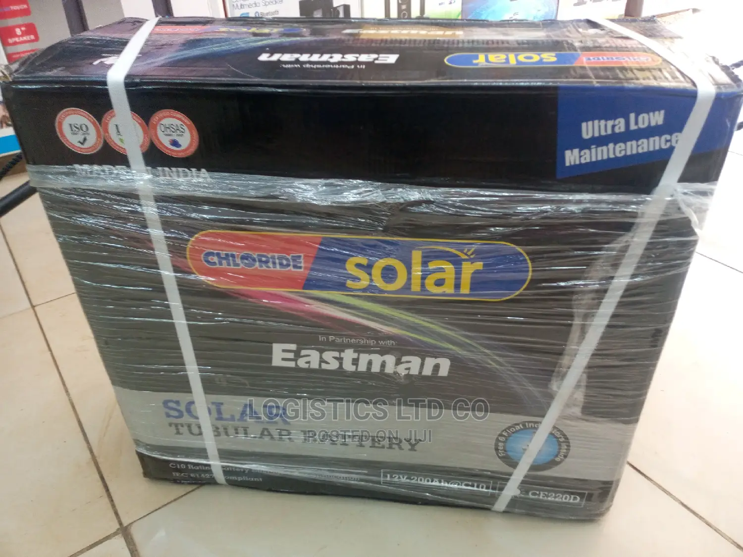 Eastman 200ah 12v Tubular Deep Cycle Lead-Acid Solar Battery