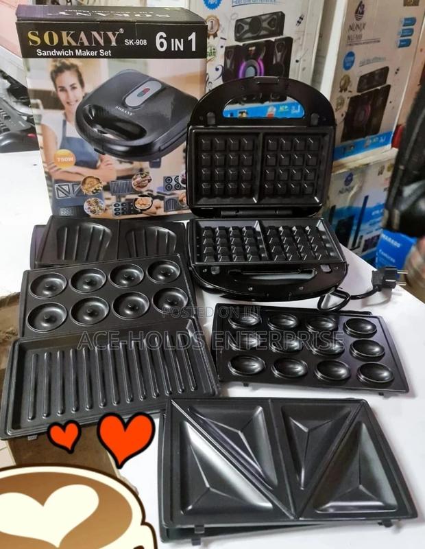 Brand New 6 in 1 Sandwich Maker Sokany.