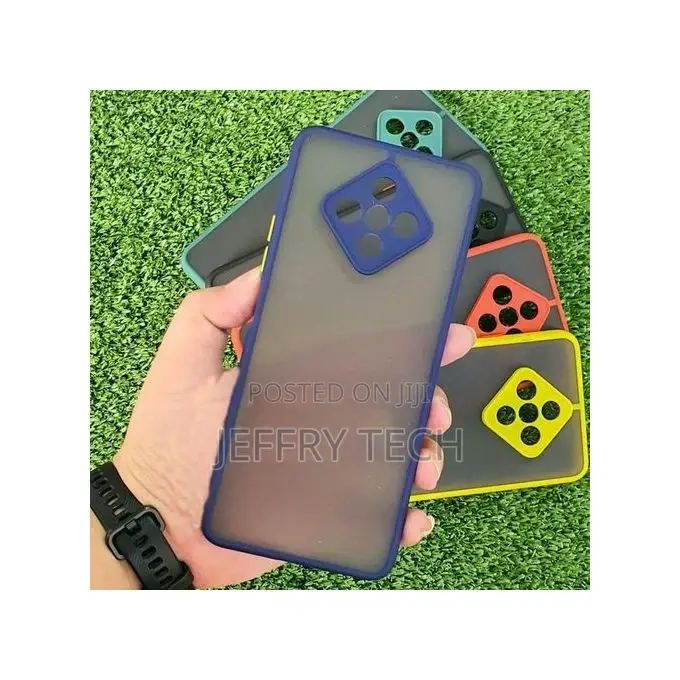 Translucent Frosted Smoke Mobile Cover for Infinix Zero 8 Ca