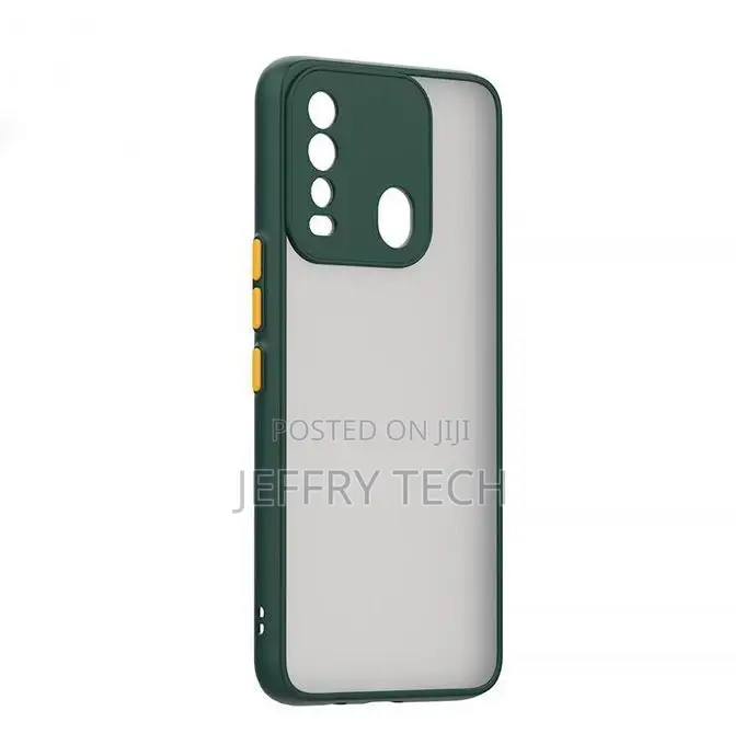 Translucent Frosted Smoke Mobile Cover for Tecno Spark 8 Cam