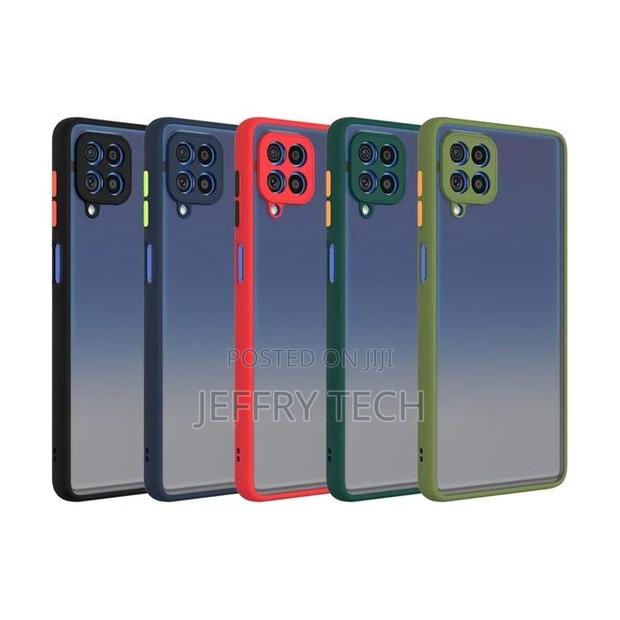 Translucent Frosted Smoke Mobile Cover for Samsung M32 Camer
