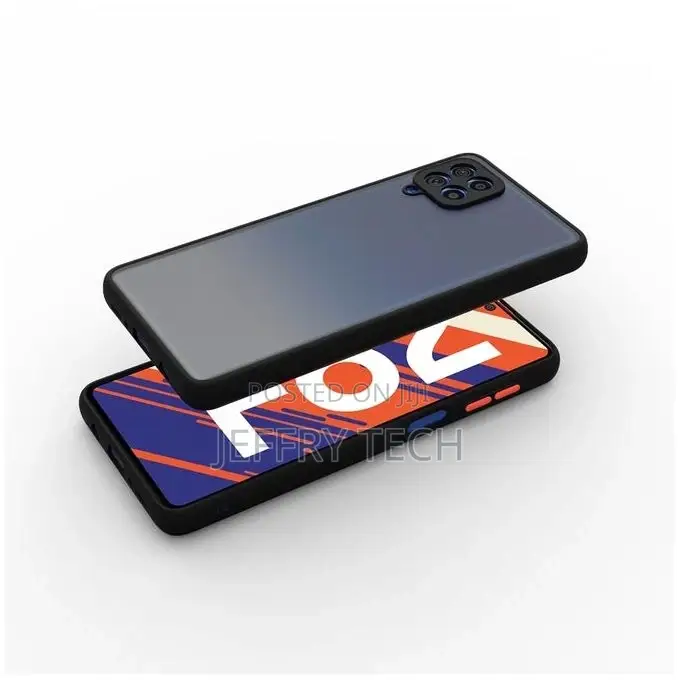 Translucent Frosted Smoke Mobile Cover for Samsung M32 Camer
