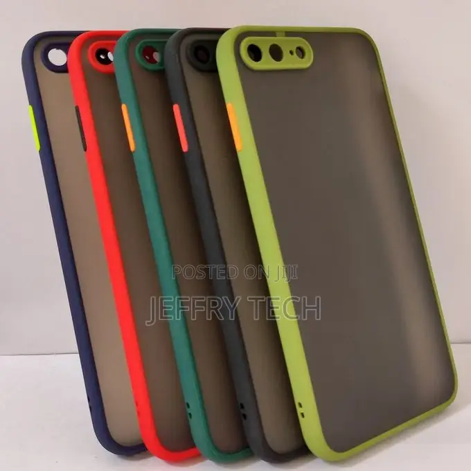 Translucent Frosted Smoke Mobile Cover for iPhone 7 Plus Cam