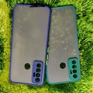 Translucent Frosted Smoke Mobile Cover for Tecno Spark 7P Ca