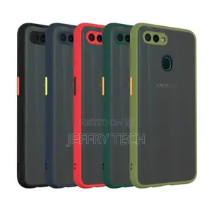Translucent Frosted Smoke Mobile Cover for Oppo F9 Power Cam