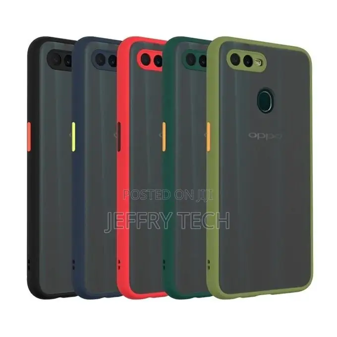 Translucent Frosted Smoke Mobile Cover for Oppo F9 Power Cam