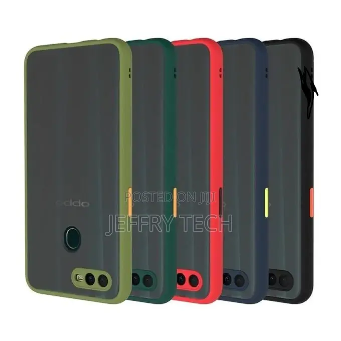 Translucent Frosted Smoke Mobile Cover for Oppo F9 Power Cam