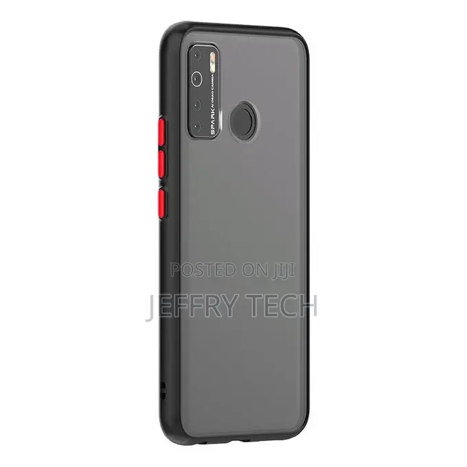 Translucent Frosted Smoke Mobile Cover for Tecno Camon 15 Ca