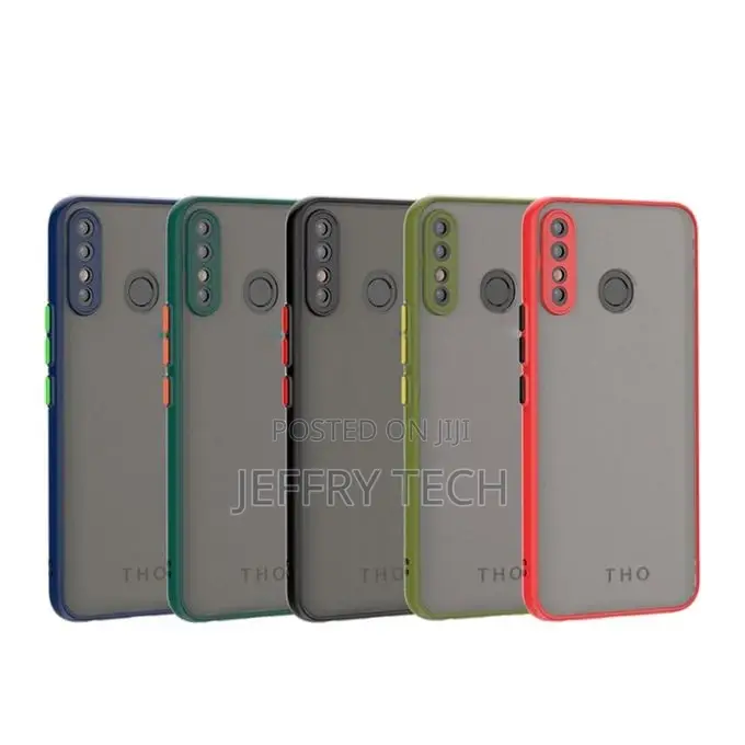 Translucent Frosted Smoke Mobile Cover for Tecno Camon 12 Ca