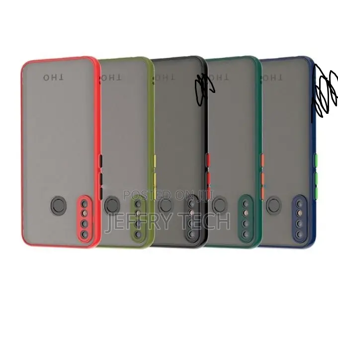 Translucent Frosted Smoke Mobile Cover for Tecno Camon 12 Ca
