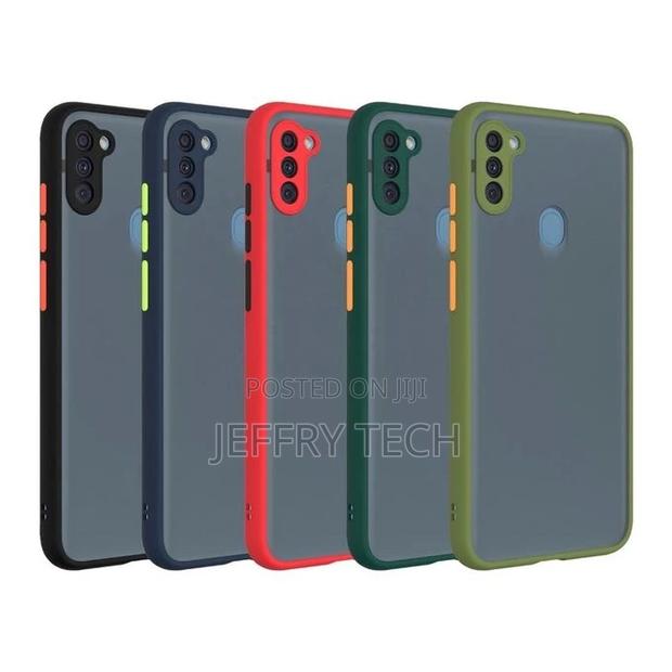 Translucent Frosted Mobile Cover for Samsung Galaxy A11 Cam