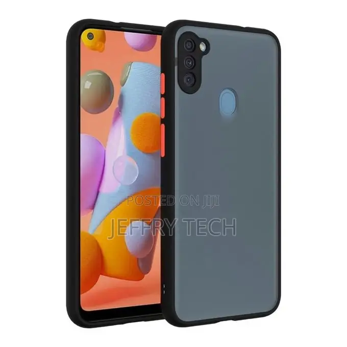 Translucent Frosted Mobile Cover for Samsung Galaxy A11 Cam
