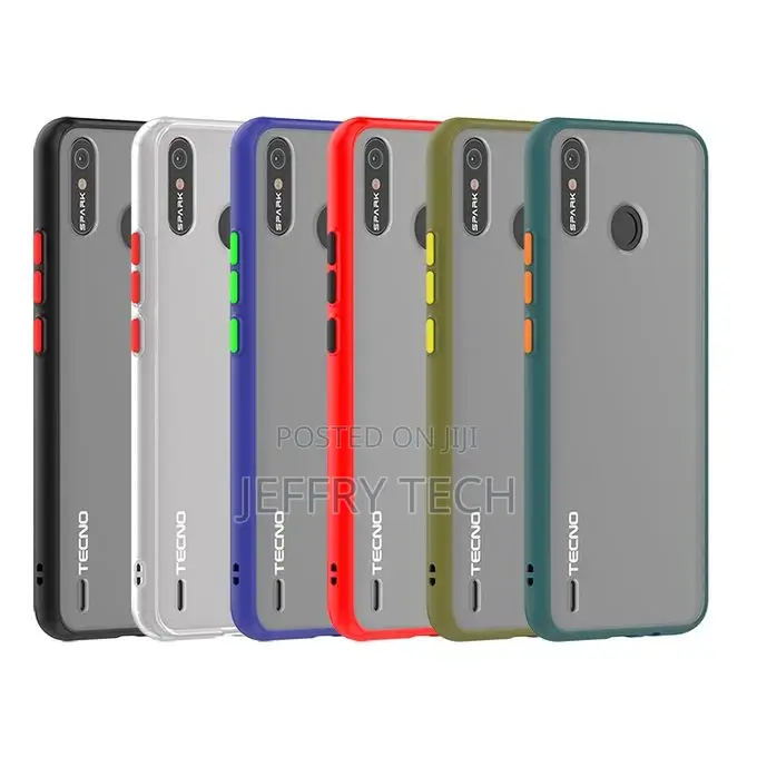 Translucent Frosted Mobile Cover for Tecno Spark 4 Lite Came
