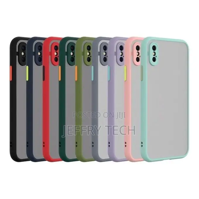 Translucent Frosted Mobile Cover for Apple iPhone X Camera