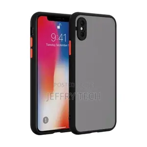 Translucent Frosted Mobile Cover for Apple iPhone X Camera