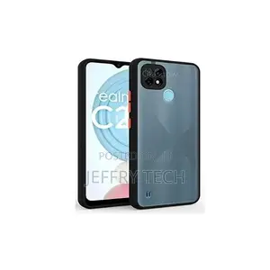 Translucent Frosted Smoke Mobile Cover for Realme C21 Camera