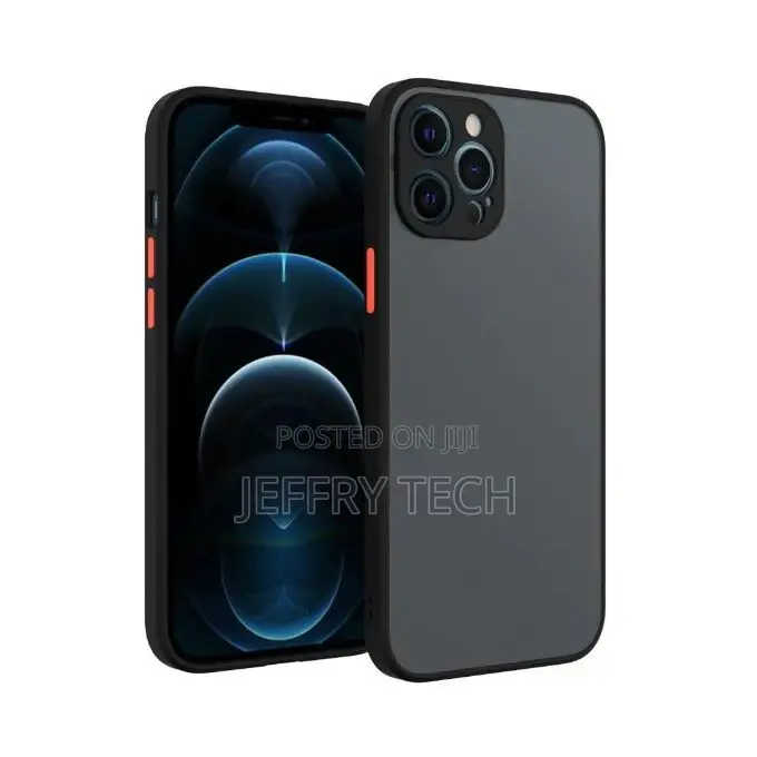 Translucent Mobile Cover for Apple iPhone 12 Pro Camera Prot