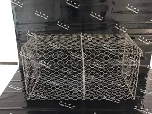 Hexagonal Gabion Baskets for Soil Erosion Protection.