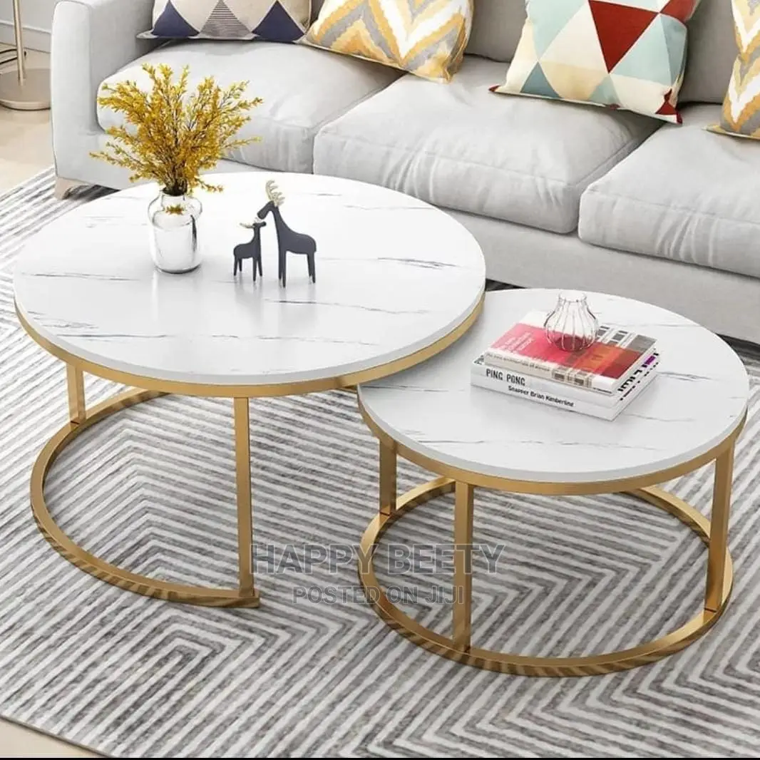 #Set of 2 Nesting Nordic Luxury Coffee Table
