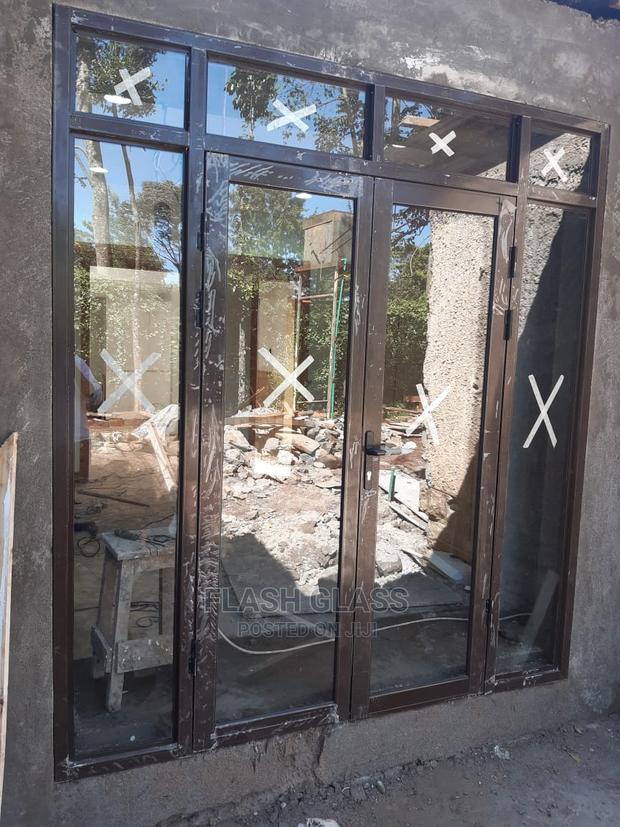 External Aluminium French Patio Doors.