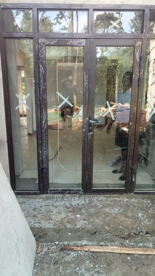 External Aluminium French Patio Doors.