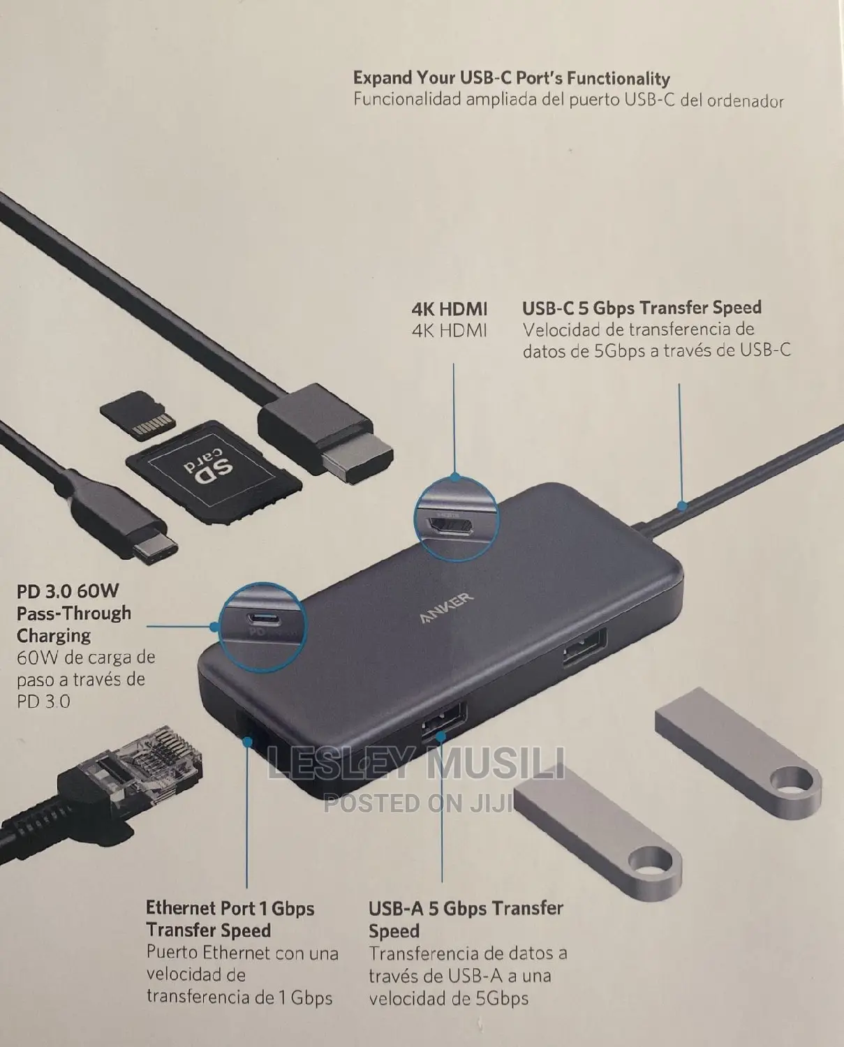 Anker 7 in 1 Usb C Hub