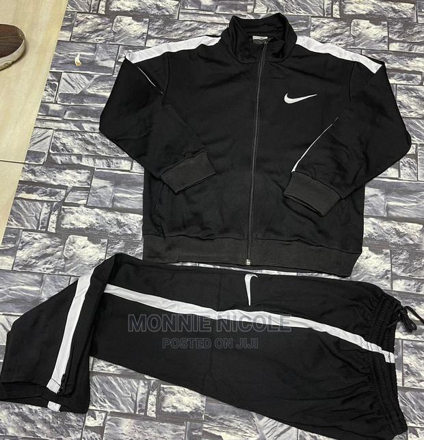 White Adidas Cotton Men Tracksuit - thumbnail 2