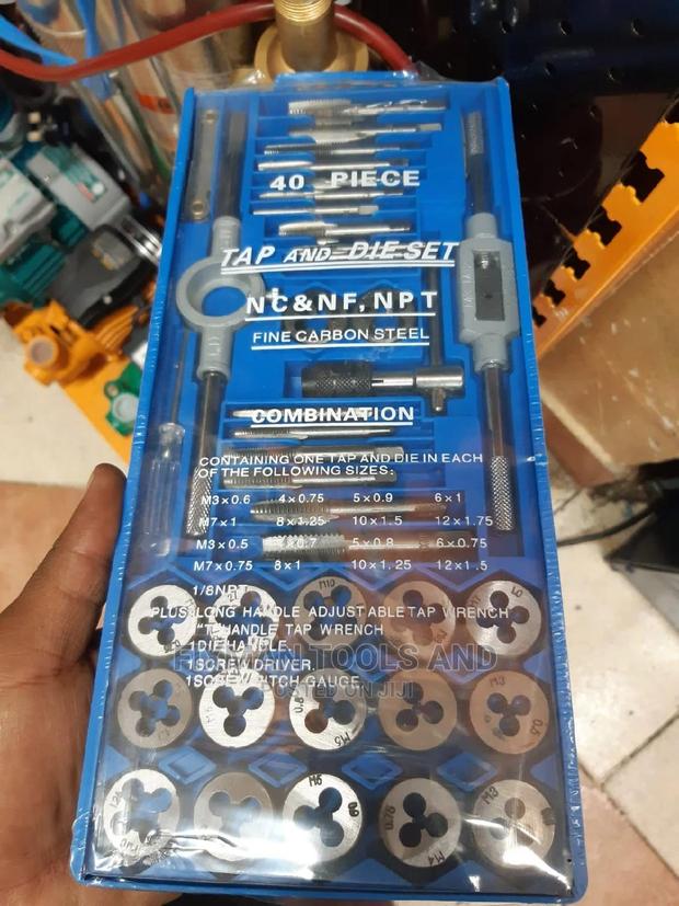 Mechanical Chrome Tap and Die Set, 20 Pcs - main view